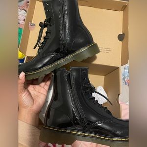 Dr. Martens Patent Leather Black Boots US size 7
